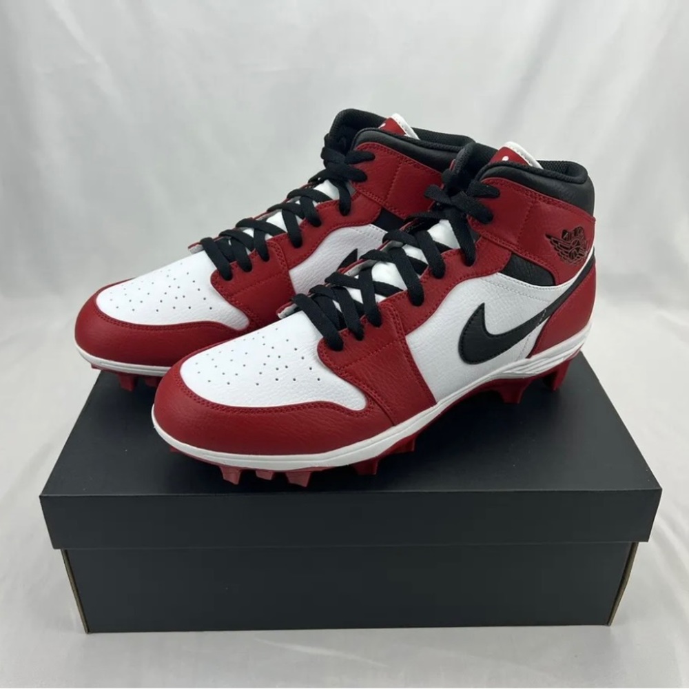 Air Jordan 1 Mid Alpha Menace Football Cleats